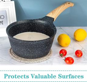 img 1 attached to 🧤 Potholders with Holders | Resistant Countertop Protector | Food Service Equipment & Supplies