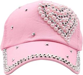 img 3 attached to Funky Star Shaped Bling Baseball Hiking Cap for Kids - Funbase Outdoor Sports Gear