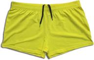 🩳 jeeing gear men's bodybuilding gym workout fitness shorts - 3" inseam cotton, pocket-free design logo