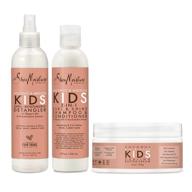 🧴 sheamoisture kids shampoo, detangler and cream: sulfate-free coconut and hibiscus moisturizing set, pack of 3 logo