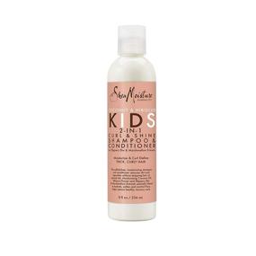 img 2 attached to 🧴 SheaMoisture Kids Shampoo, Detangler and Cream: Sulfate-Free Coconut and Hibiscus Moisturizing Set, Pack of 3