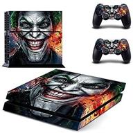 joker vinyl decal cover for ps4: skin for sony playstation 4 with two controllers logo