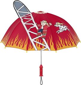 img 3 attached to 🚒 Kidorable Kids Fireman Umbrella - Fun, Functional, and the Perfect Size for Little Heroes
