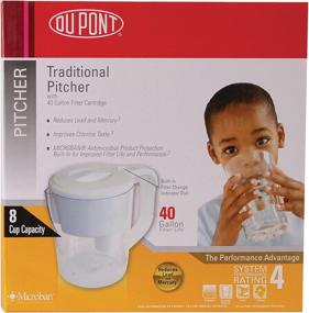 img 1 attached to 💧 Optimized DuPont Traditional Water Filter Pitcher: WFPT100X