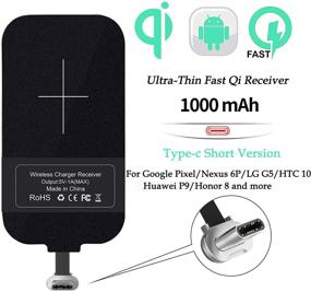 img 4 attached to 🔌 Nillkin Qi Receiver USB C for Galaxy A51/A20E/A20, Pixel 2 & Other Type-C Android Cell Phones (Short Version)