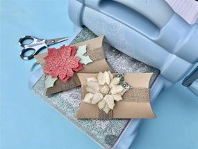 img 2 attached to Sizzix 660660 Thinlits Die Set: Box, Pillow, and Poinsettias by Jen Long (7-Pack) - Enhanced SEO