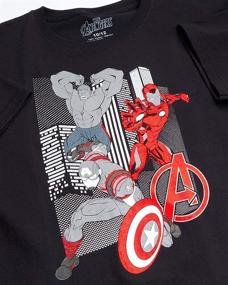 img 3 attached to Marvel Avengers Boys Pack T Shirts Boys' Clothing for Tops, Tees & Shirts