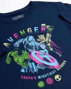 img 1 attached to Marvel Avengers Boys Pack T Shirts Boys' Clothing for Tops, Tees & Shirts