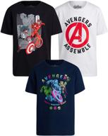 marvel avengers boys pack t shirts boys' clothing for tops, tees & shirts logo