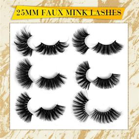 img 3 attached to 🔥 Winifred 25MM Lashes Wholesale Bulk: Get the Ultimate Dramatic Volume with 8D Faux Mink Lashes Pack - 30 Pairs, 6 Styles, Long-lasting False Eyelashes!