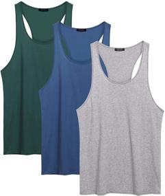 img 3 attached to 👔 COOFANDY Performance Cotton Sleeveless Classic