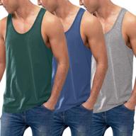 👔 coofandy performance cotton sleeveless classic logo