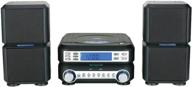 naxa ns-438 digital cd micro system: enhanced am/fm stereo radio + black elegance logo