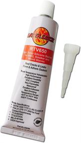 img 2 attached to 🔥 LavaLock RTV 650 F BBQ Grill Smoker Sealer - High Temp Silicon Adhesive 3 oz: Get Secure, Perfect Seals!