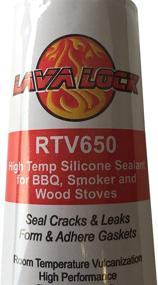 img 1 attached to 🔥 LavaLock RTV 650 F BBQ Grill Smoker Sealer - High Temp Silicon Adhesive 3 oz: Get Secure, Perfect Seals!