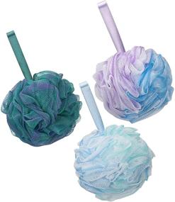 img 4 attached to Titanker Loofahs Scrubber Exfoliating Colorful