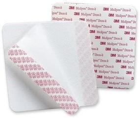 img 1 attached to 🩹 3M Medipore Dress-It Pre-Cut Dressing Covers - 5-7/8"x 5-7/8" - Box of 25: Superior Quality Dressing Covers for Optimal Wound Care