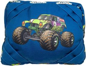 img 2 attached to 📱 Official Monster Jam Grave Digger iPad Tablet Pillow - Soft Holder Rest Support Pillow for Ultimate Comfort