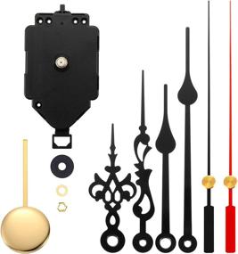 img 4 attached to DIY Quartz Pendulum Clock Movement Repair Kit with 2 Pairs of Hands and Pendulum - Replacement Parts for Clock Repair