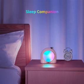 img 1 attached to Divoom Planet-9 Smart Mood Lamp - Portable Cordless Table Lamp with RGB LED, Programmable - Ideal for Bedroom, Gaming Room, Office - Pink