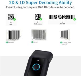 img 3 attached to Wireless Bluetooth Barcode Scanner: Portable 2D Reader