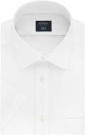 arrow short sleeve dress shirts: premium stretch men's clothing logo