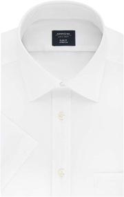 img 4 attached to Arrow Short Sleeve Dress Shirts: Premium Stretch Men's Clothing