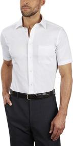 img 3 attached to Arrow Short Sleeve Dress Shirts: Premium Stretch Men's Clothing