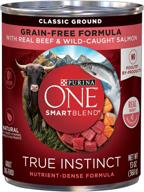 🐶 optimized purina one smartblend true instinct adult wet dog food logo