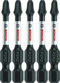 img 2 attached to 💪 BOSCH ITP2R2205 5 Pc. 2 In. Phillips/Square #2 Impact Tough Screwdriving Bit: Superior Durability and Versatility