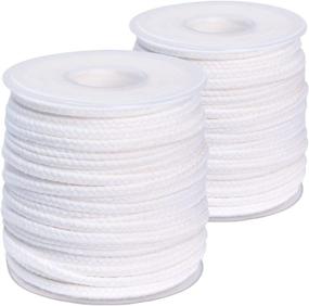 img 4 attached to 🕯️ High-quality Bulk 200ft 40 Ply Braided Wick Spool - 100% Cotton Candle Wicks for Candle Making | Max Dia 4 Inch Pillar | Metal Tab-Free Candle Wick Only