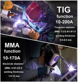 img 2 attached to 🔥 110V/220V Tig Welder Pulse 200A Dual Voltage Arc Stick MMA Inverter IGBT Digital Welding Machine High Frequency Digital Control (TIG200P) by HZXVOGEN - Enhanced SEO-friendly Product Name