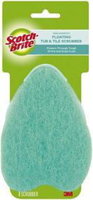 img 4 attached to 🛁 Scotch-Brite Tub & Shower Scrubber, Non-Scratch, Pack of 6 Scrubbers