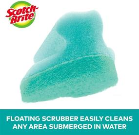 img 2 attached to 🛁 Scotch-Brite Tub & Shower Scrubber, Non-Scratch, Pack of 6 Scrubbers