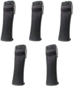 img 3 attached to 📎 Convenient 5-Pack Belt Clips for Motorola XTS-3000/3500/5000 MTP200 MTP300 – HLN8460/NTN8266 Compatible