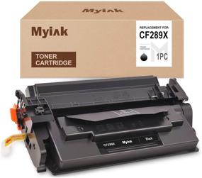 img 4 attached to 🖨 MYIK (No Chip) Compatible Toner Cartridge for HP Laserjet Enterprise M507/MFP M528 Series - CF289X/CF289A Replacement (1 Black)