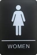 womens braille restroom sign approved logo
