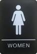 womens braille restroom sign approved logo