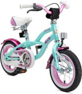 🚴 bikestar 12 inch cruiser edition safety sport kids bike with sidestand for boys and girls, suitable for children aged 3 years old logo