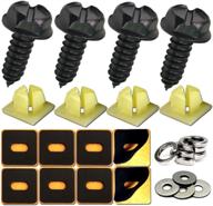 license plate screws stainless steel exterior accessories for license plate covers & frames logo
