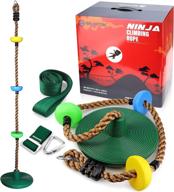 🧗 b branton climbing rope ninja slackline: enhance kids' ninja training with durable accessories логотип