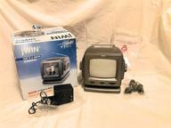 📺 jwin jvtv1010b 5.5" b&w portable tv with am/fm radio (black) logo