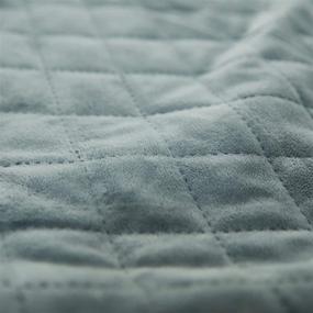 img 1 attached to 🛏️ Waowoo Dark Grey Weighted Blanket Cover 60"x80" Duvet for Enhanced Comfort