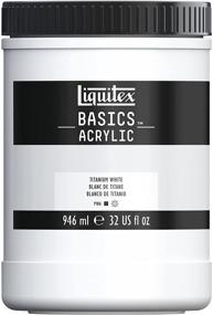 img 4 attached to 🎨 Liquitex BASICS 32-oz Jar Acrylic Paint - Titanium White