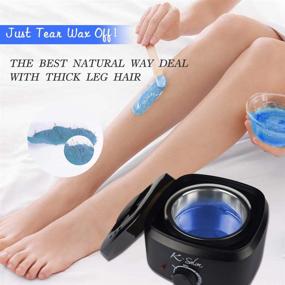 img 2 attached to 💁 Multi-Purpose Wax Warmer for At-Home Hair Removal: Easy Bikini, Eyebrow, Face, and Leg Waxing with 18-in-1 Hair Removal System