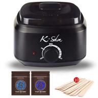 💁 multi-purpose wax warmer for at-home hair removal: easy bikini, eyebrow, face, and leg waxing with 18-in-1 hair removal system logo