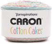 caron cotton cakes striping blossom logo