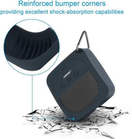 img 1 attached to Protective Silicone Soundlink Waterproof Bluetooth Cell Phones & Accessories