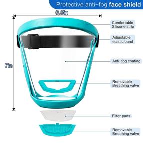 img 2 attached to 🔍 OptiSafe ClearShield: Comprehensive Anti-Fog All-Inclusive Protection Solution for Occupational Health & Safety