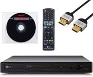 lg bp350 blu-ray disc player with wi-fi + amazon, netflix, youtube streaming, remote control, neego hdmi cable & lens cleaner logo